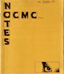 OCMC Notes by Philip T. Goldstein