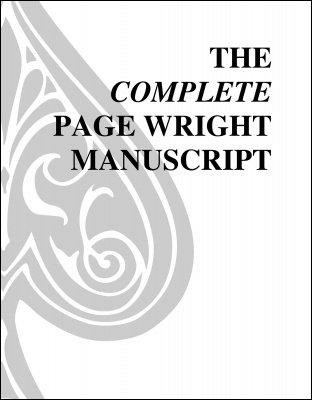 The Complete Page Wright Manuscript by T. Page Wright