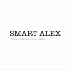 Alexander Marsh – Smart Alex (Lecture Notes)