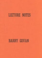 Barry Govan Lecture Notes