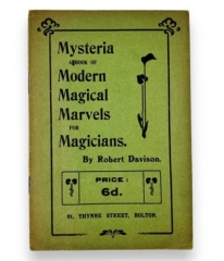 A Book of Modern Magical Marvels for Magicians by Robert Davison