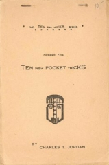 Ten New Pocket Tricks by Charles Thorton Jordan