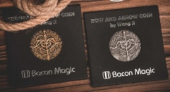 BOW AND ARROW COIN GOLD by Bacon Magic