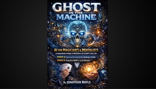 Ghost in the Machine AI for Magicians and MentalistsCreating Modern Magic &amp; Mentalism with ChatGPT &amp; Other AI's by Jonathan Royle (no watermar