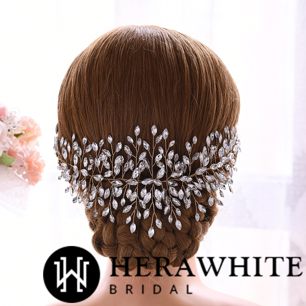 Wholesale Handmade Crystals Wedding Bridal Headpiece