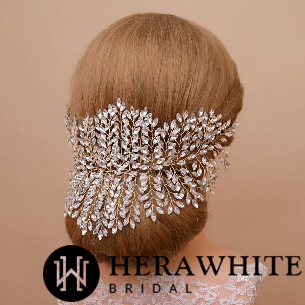 Enthralling Sparkling Rhinestones Wedding Headpiece