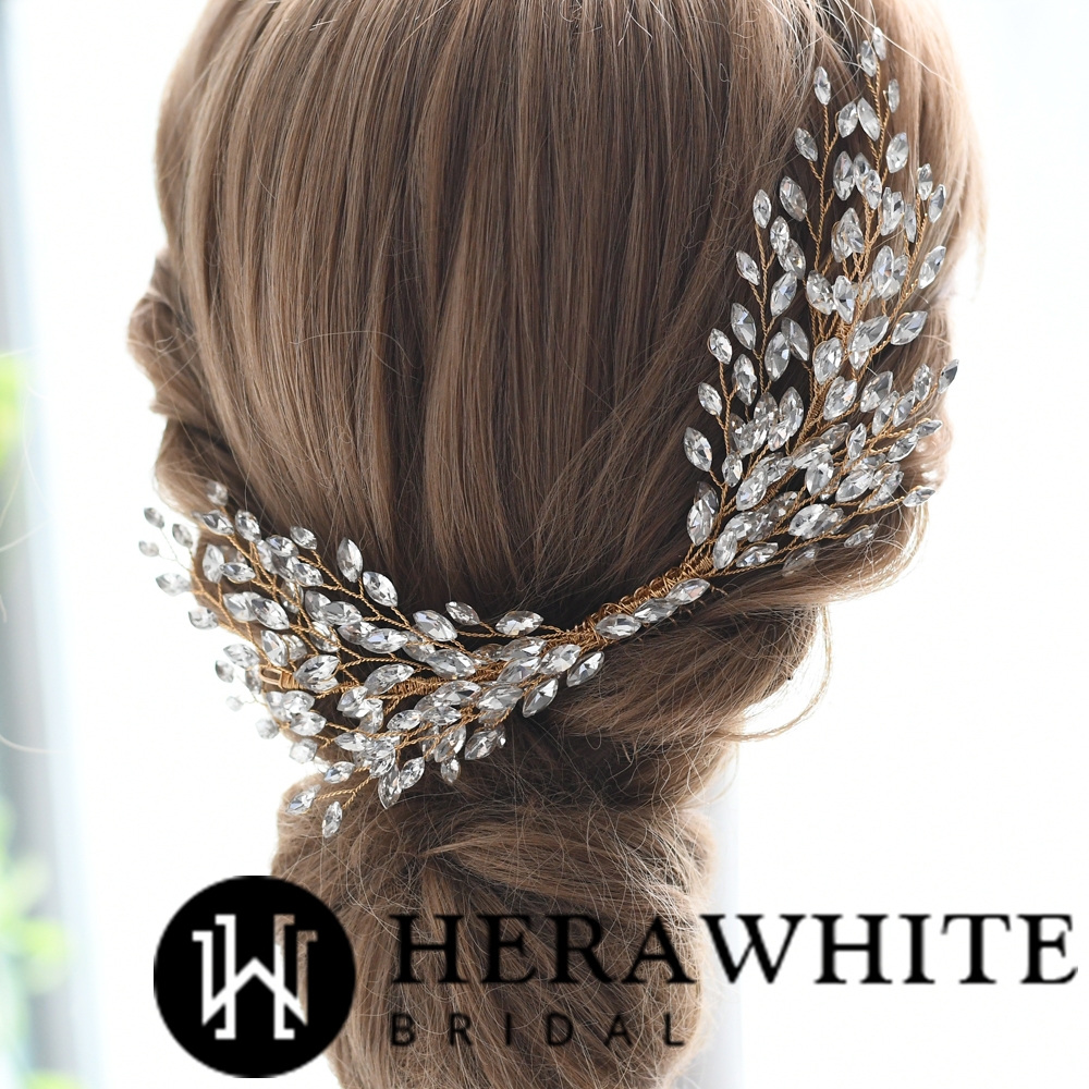 Elaborate Rhonestones Bridal Comb