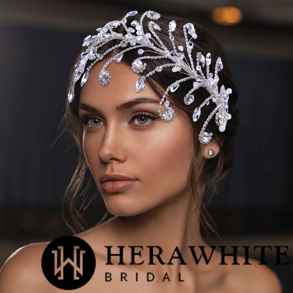 Wedding Bridal Forehead Crystal Rhinestone Headband