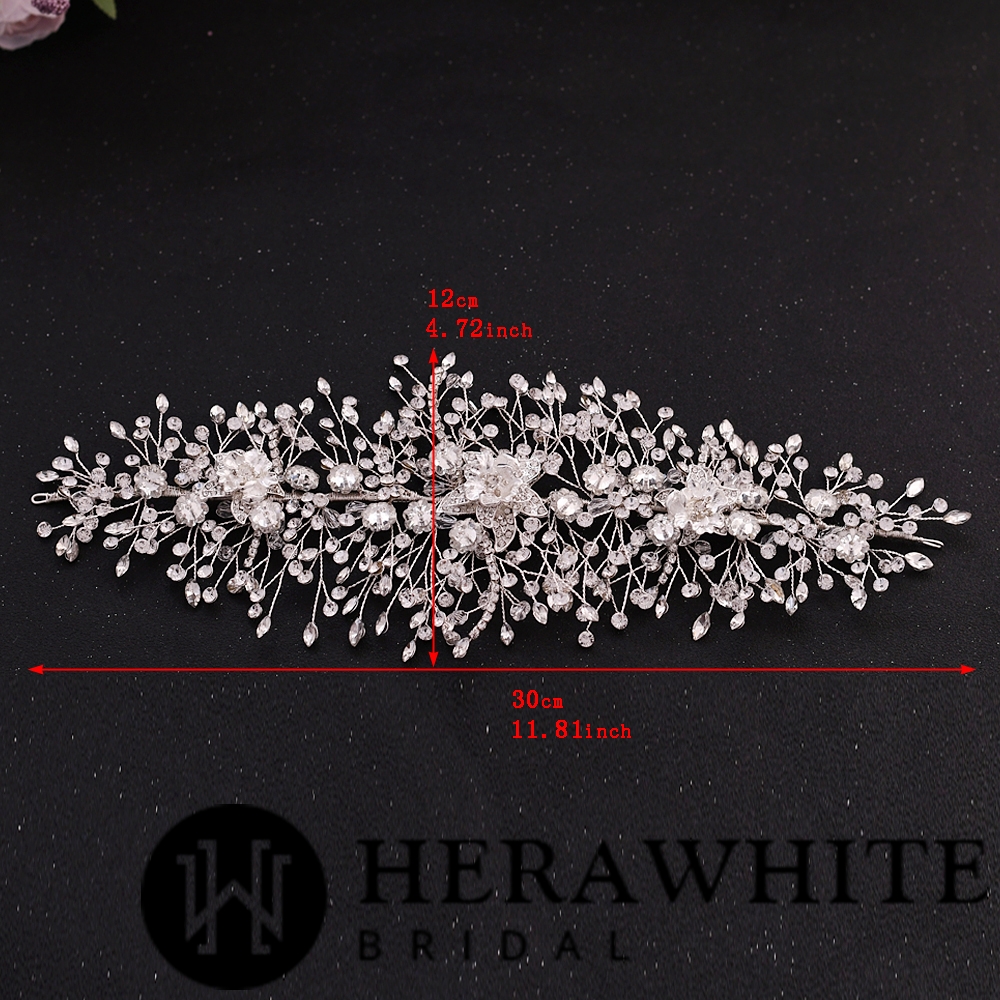 Vintage Flower Rhonestones Bridal Headpieces