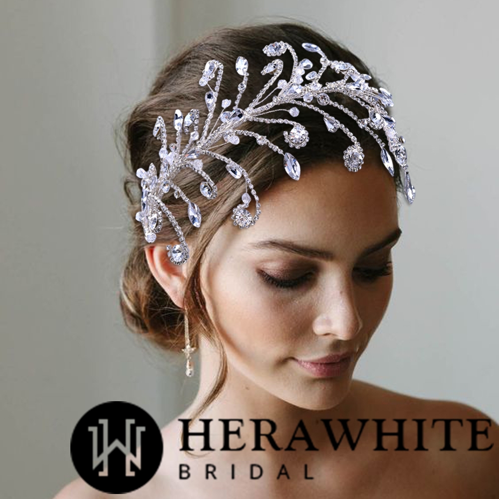 Wedding Bridal Forehead Crystal Rhinestone Headband