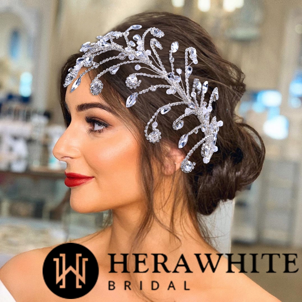 Wedding Bridal Forehead Crystal Rhinestone Headband
