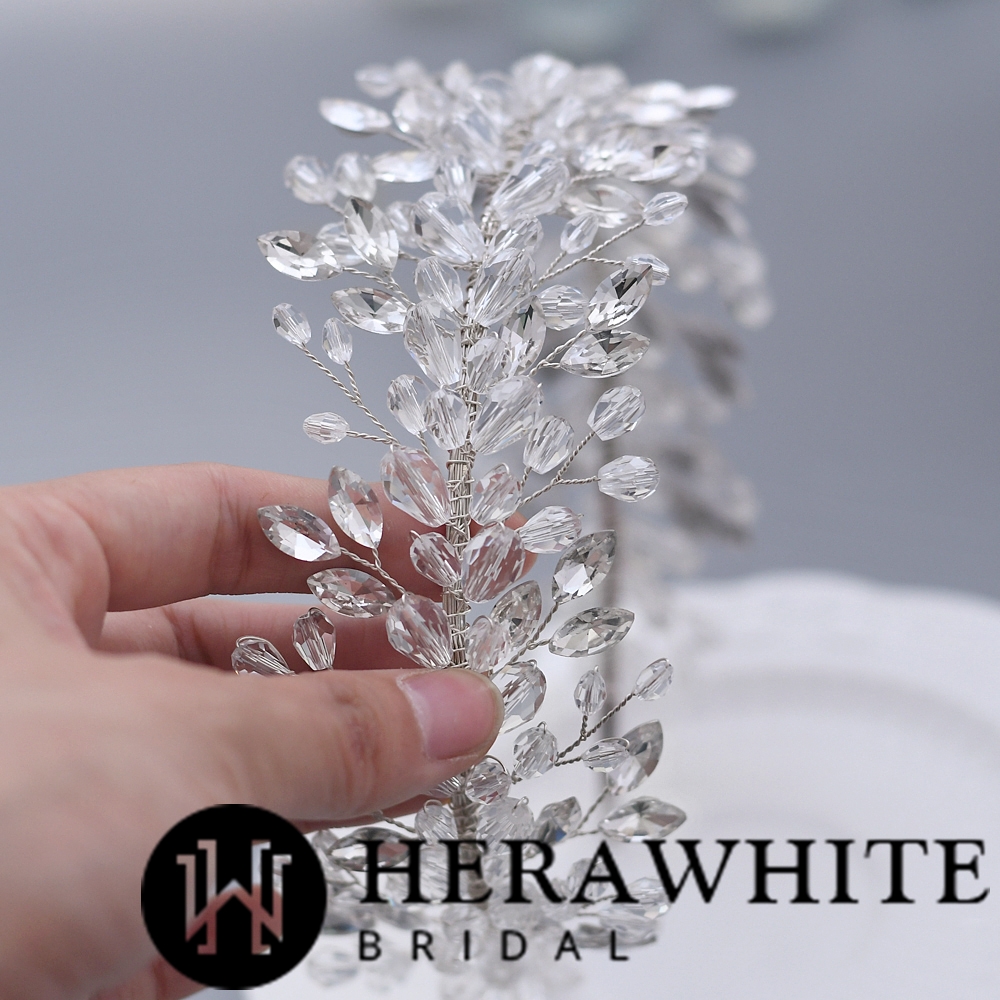 Wholesale Shiny Rhinestones Crystals Bridal Headband