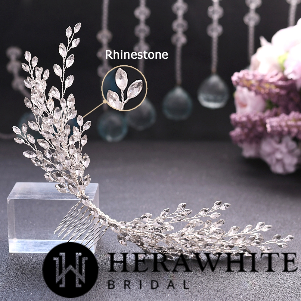 Elaborate Rhonestones Bridal Comb