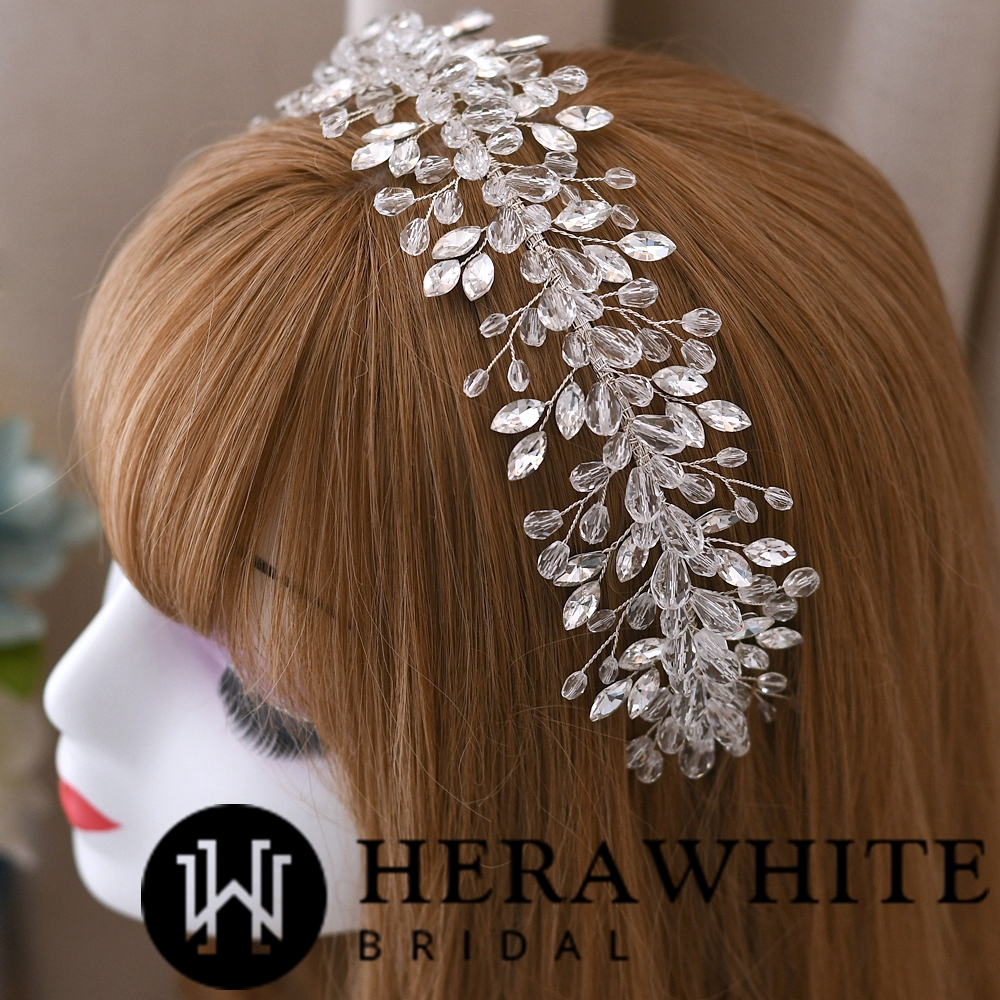 Wholesale Shiny Rhinestones Crystals Bridal Headband