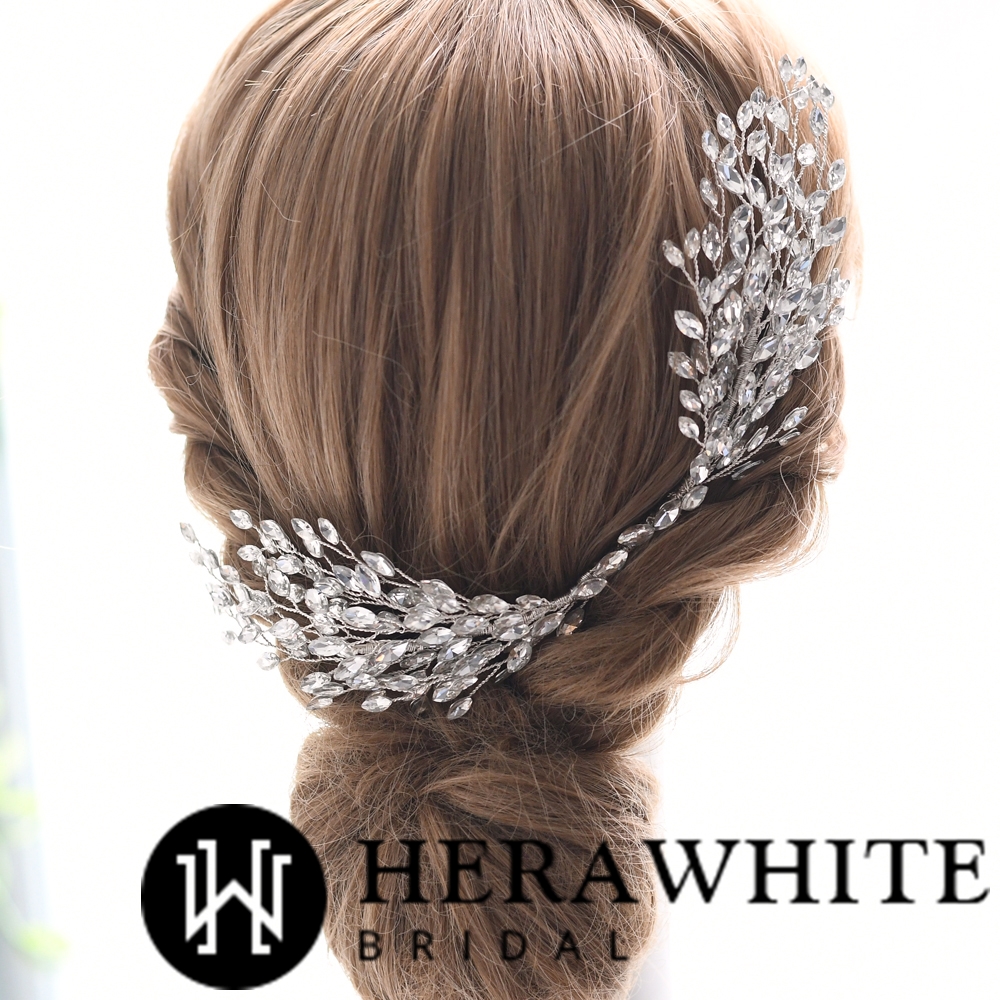 Elaborate Rhonestones Bridal Comb