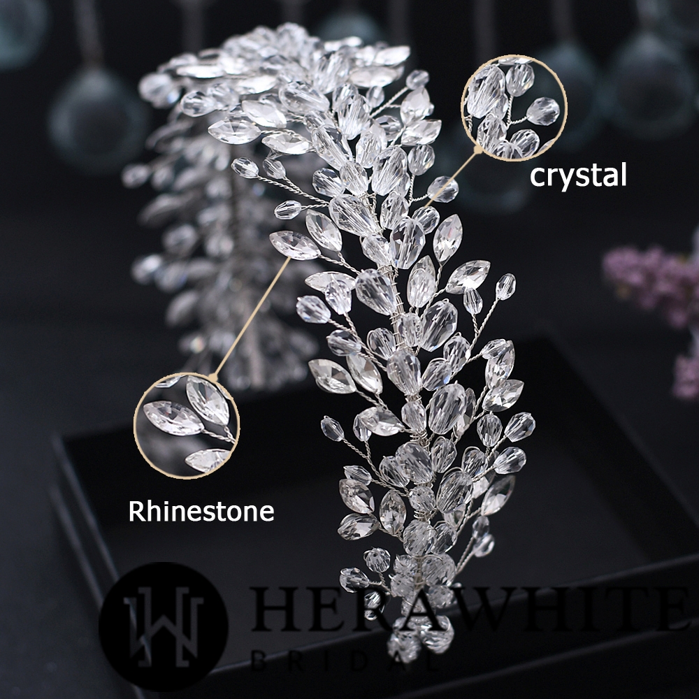 Wholesale Shiny Rhinestones Crystals Bridal Headband