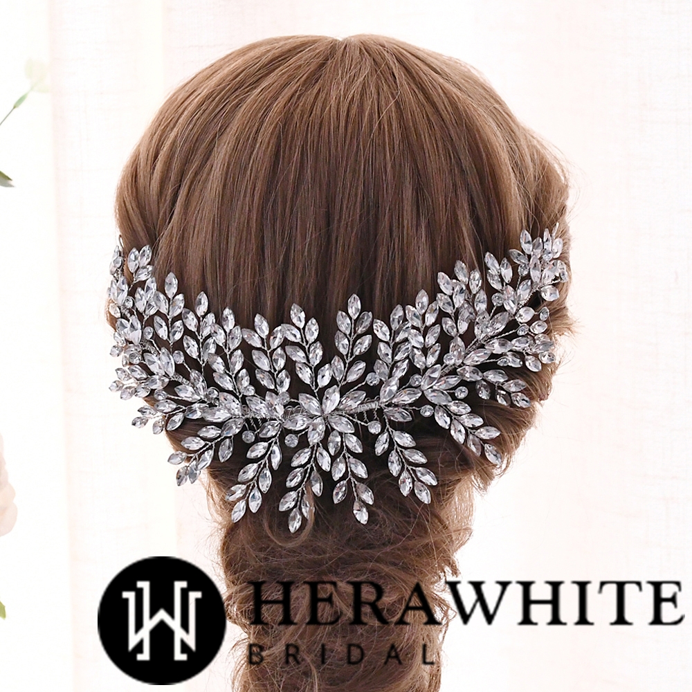 Delicate Rhinestones Silver Bridal Headpiece