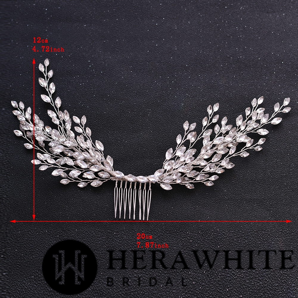Elaborate Rhonestones Bridal Comb