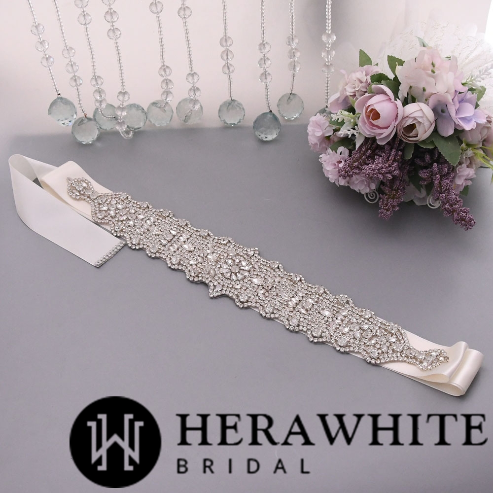 Sparkling Rhinestone Stylish Bridal Sash