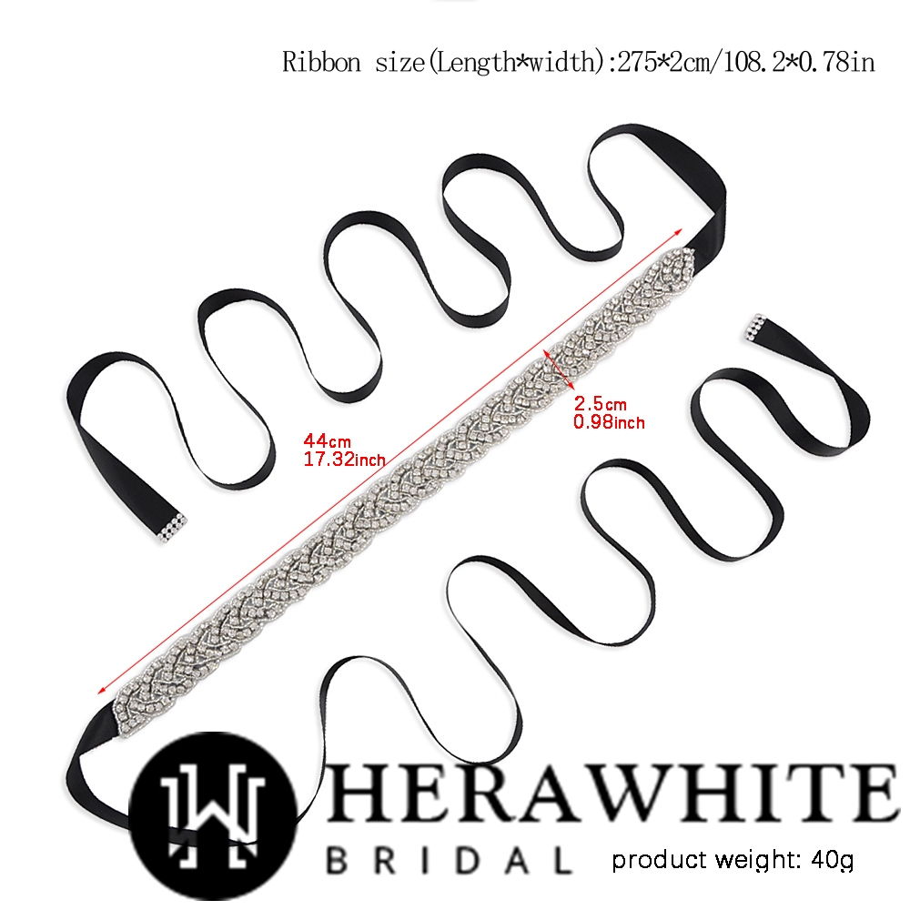Wholesale Sparkling Crystals Linear Bridal Sash