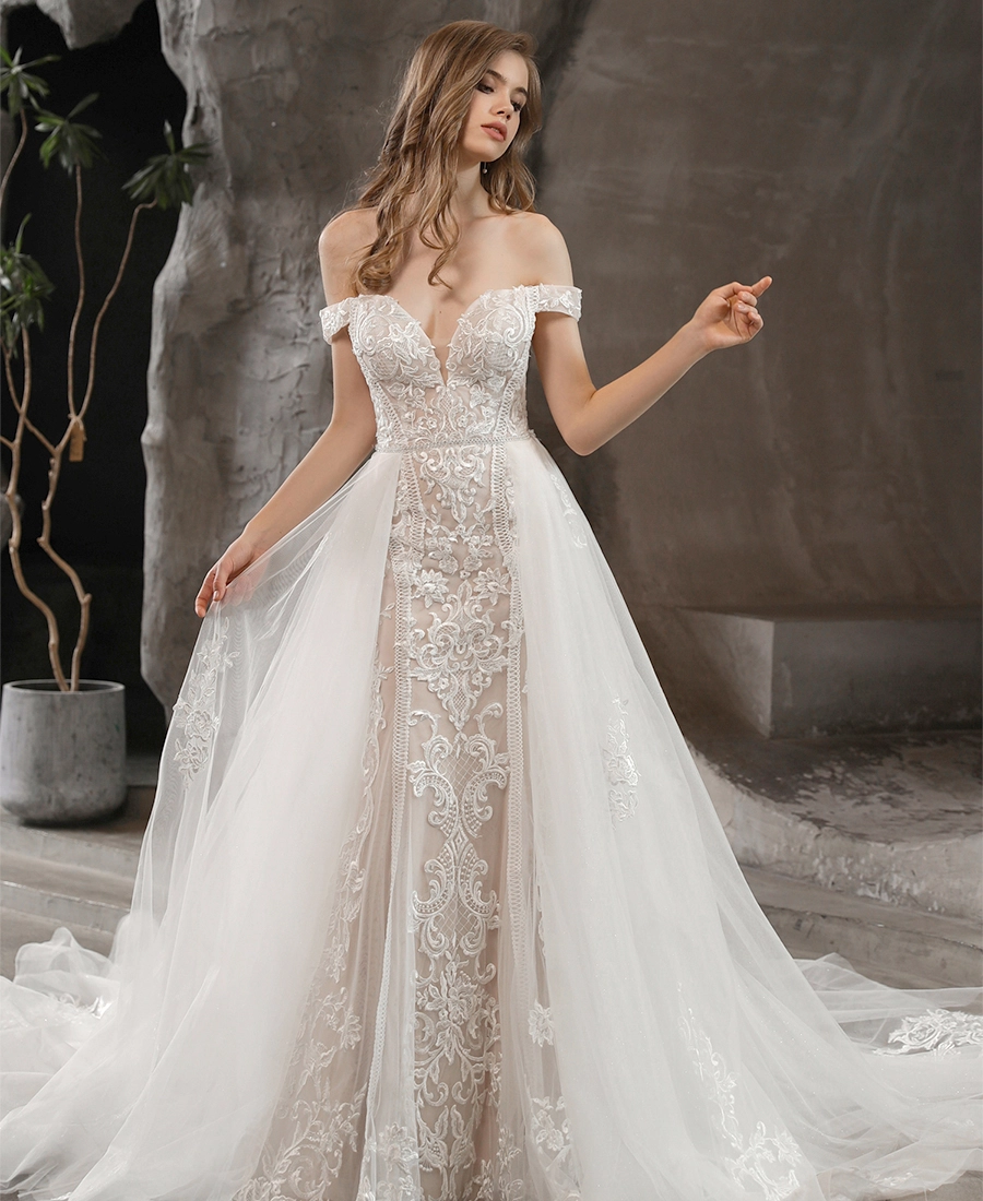 Customer's Brand Wholesale Latest Bridal Wedding gowns,1 Piece