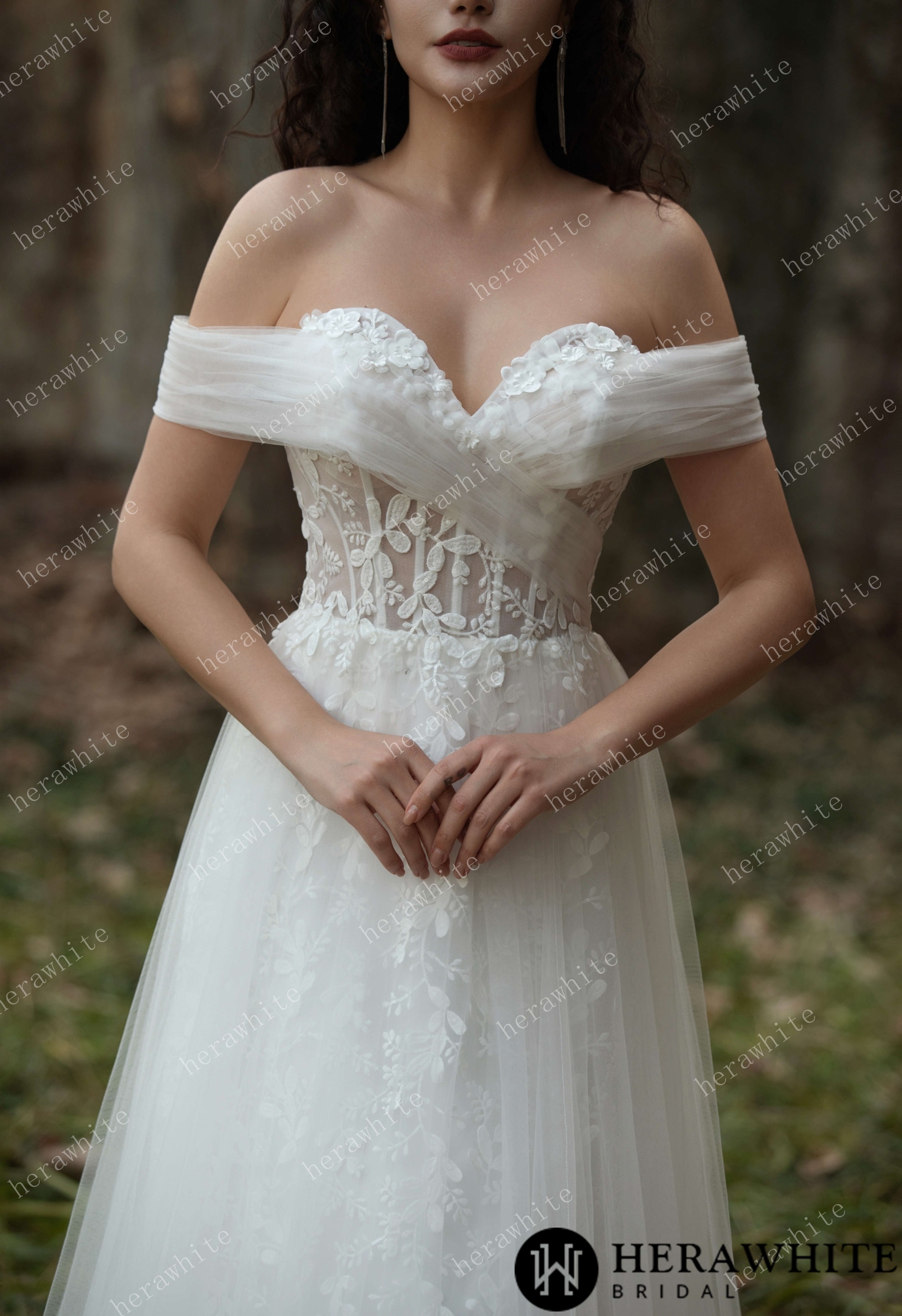 Exquisite Sweetheart  A-line Lace Bridal Gown