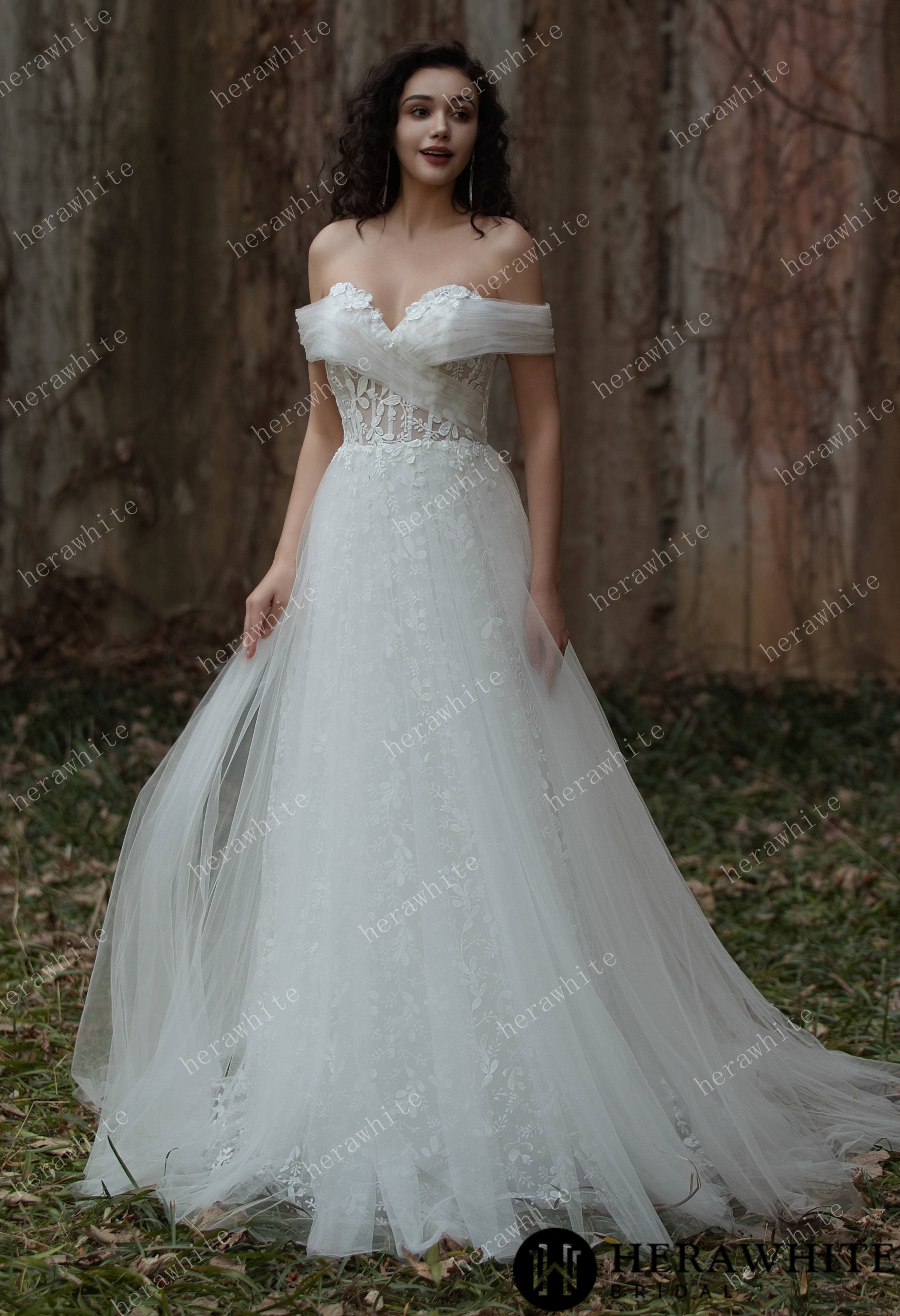Exquisite Sweetheart  A-line Lace Bridal Gown