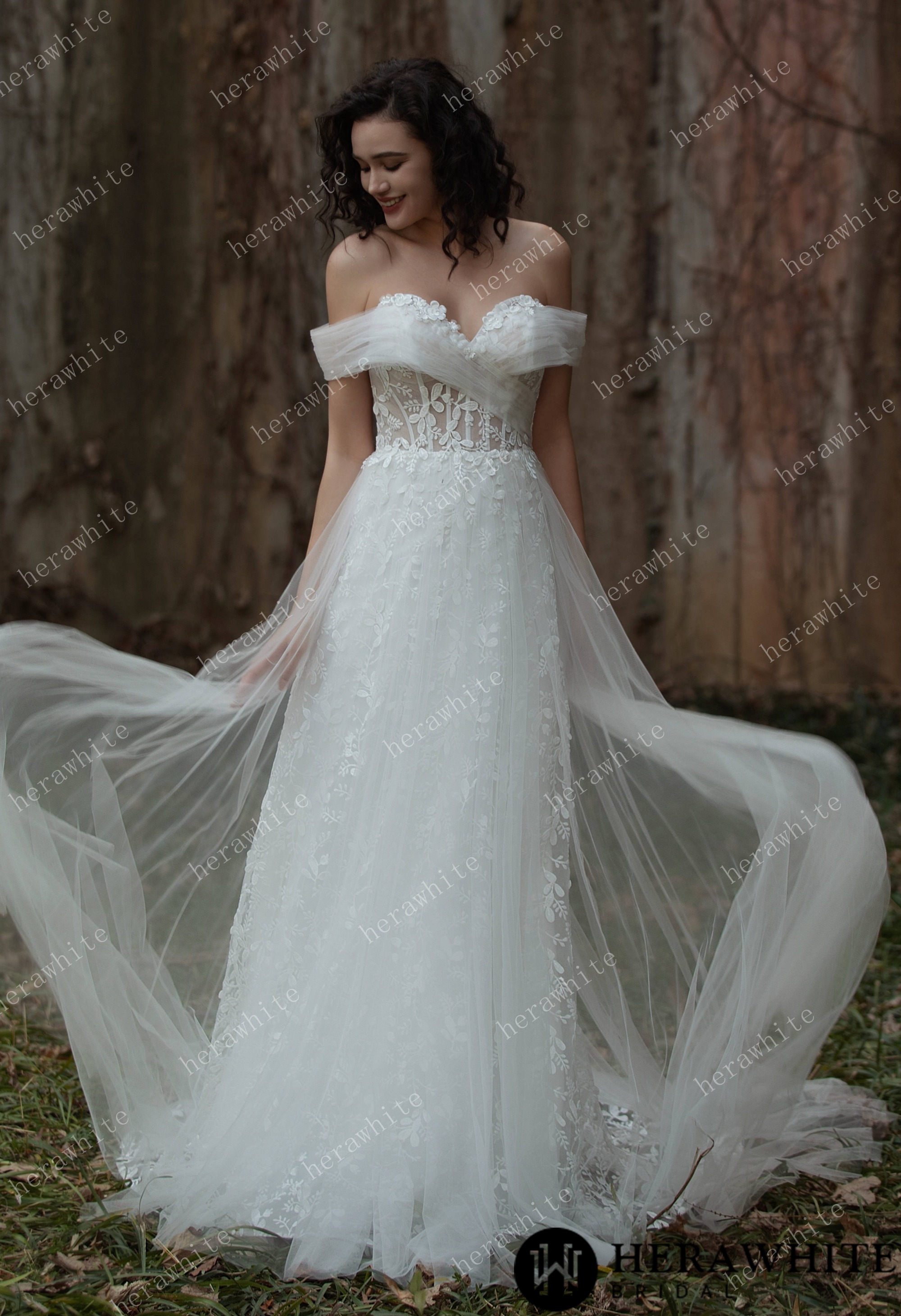 Exquisite Sweetheart  A-line Lace Bridal Gown