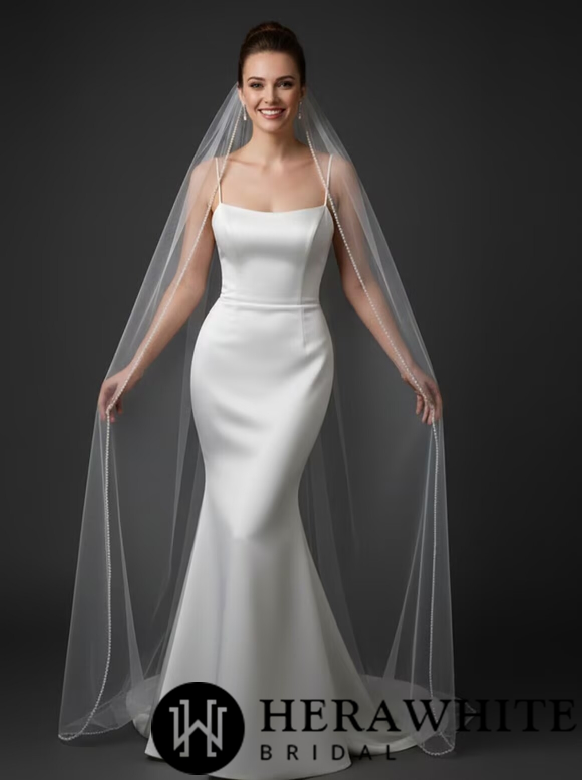 Pearl Crystal Bridal Veil