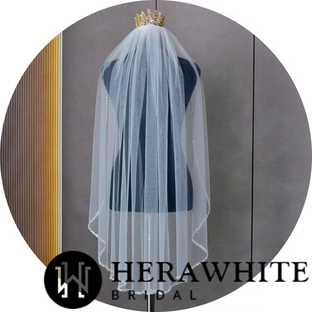 Pearl Crystal Bridal Veil