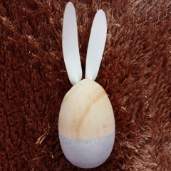 Wooden Easter rabbit decoration