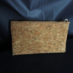 Cork fabric purse