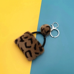 plush handbag keychain, mini handbag