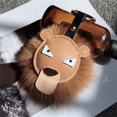 Fakefur lion keychain, cute keychain