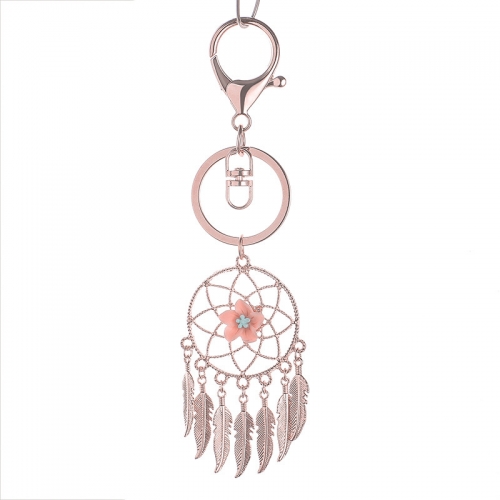 dream catcher keychain, metal keychain