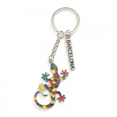 metal keychain, colorful keychain