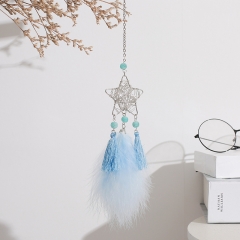 dream catcher keyring, colorful keychain