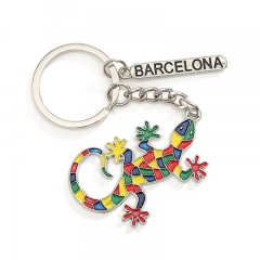 metal keychain, colorful keychain