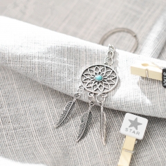 metal dream catcher keychain, cute keychain