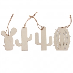 Wooden plants decoration