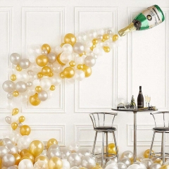 Champagne balloons sets for party