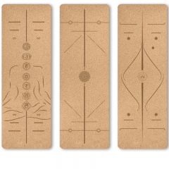 YOGA MAT MADE OF CORK AND TPE