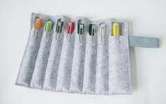 Rolling pencil pouch