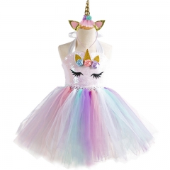 Party tutu dress and hair ornaments set