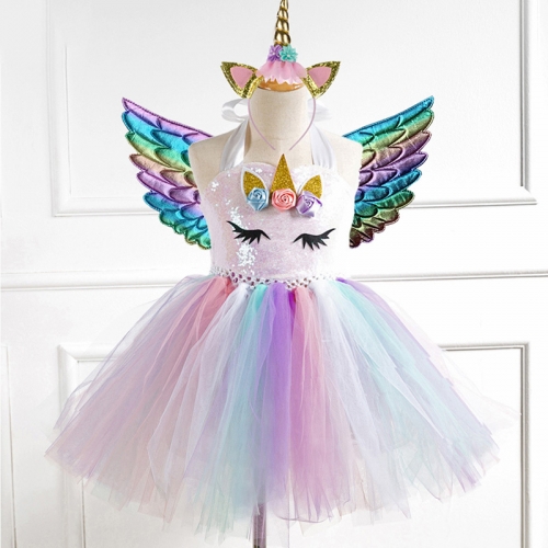 Party tutu dress and hair ornaments set