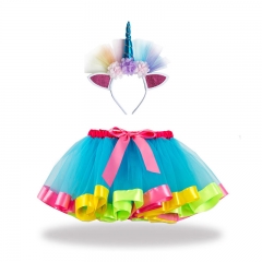 Rainbow TUTU skirt sets party costume