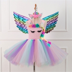 Party tutu dress with wing