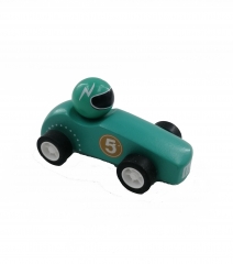 Pull back wooden racing car