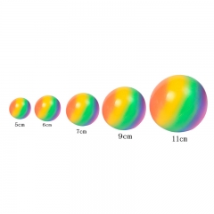 Rainbow squeeze ball