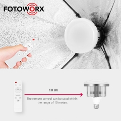 Photography Remote Control LED Light Bulb Lamp